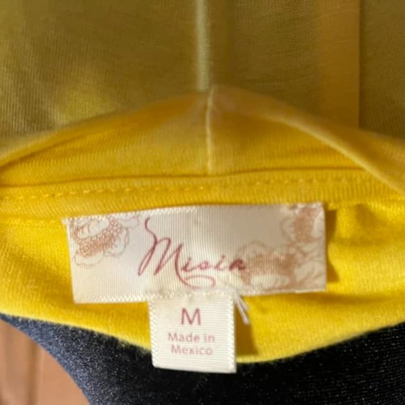 Misia bright yellow Tunic top Medium. - Picture 4 of 4